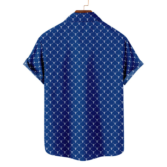Texas Rangers Summer Hawaiian Shirt Logo D2 AZBTHWS000139