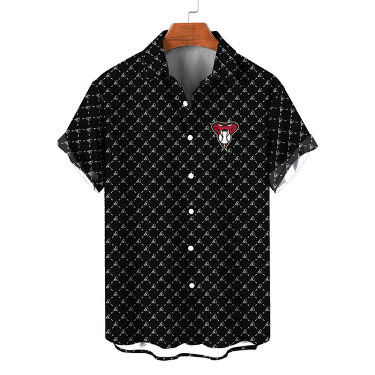 Arizona Diamondbacks Summer Hawaiian Shirt Logo D2 AZBTHWS000135