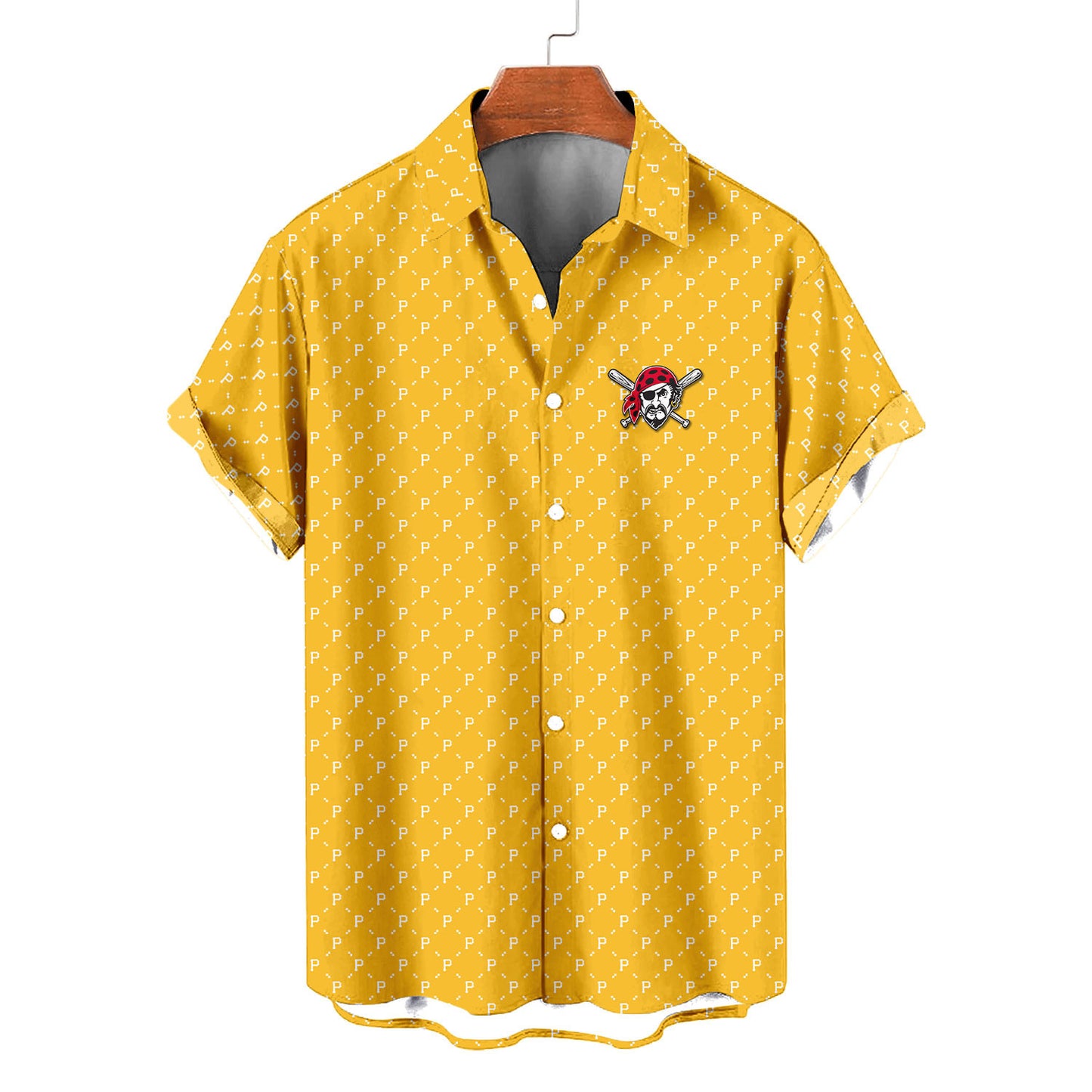 Pittsburgh Pirates Summer Hawaiian Shirt Logo D2 AZBTHWS000148