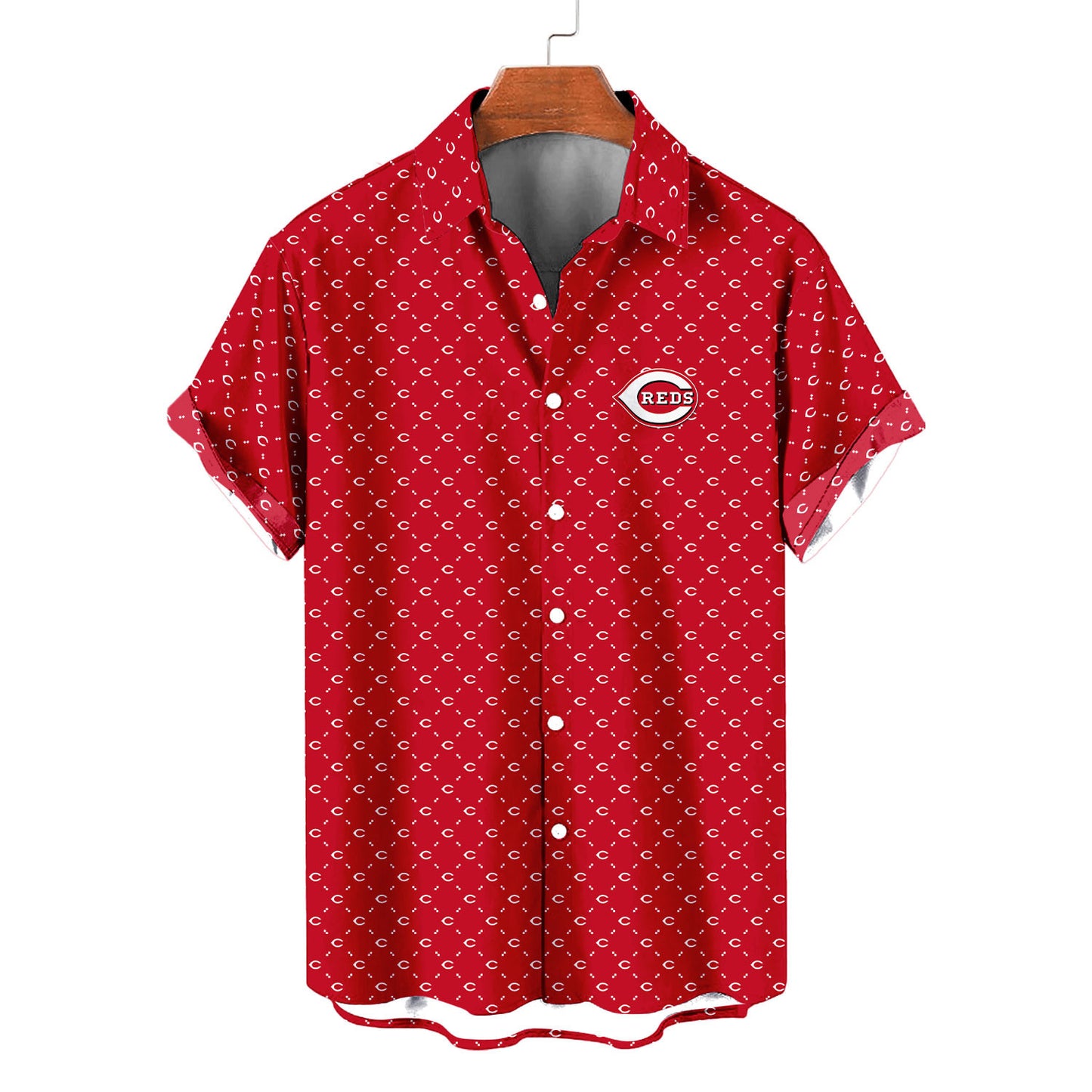 Cincinnati Reds Summer Hawaiian Shirt Logo D2 AZBTHWS000158