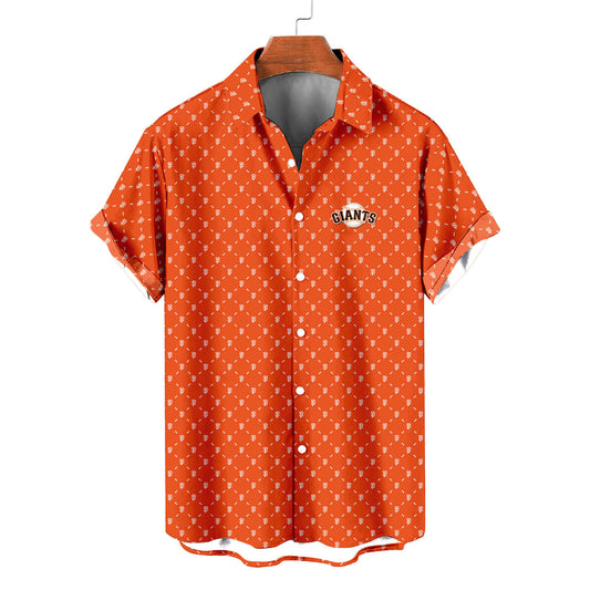 San Francisco Giants Summer Hawaiian Shirt Logo D2 AZBTHWS000134