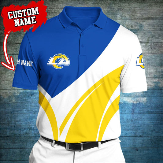 Los Angeles Rams Personalized Men Polo Shirt AZBTPLS000203