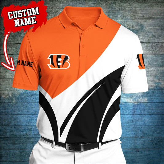 Cincinnati Bengals Personalized Men Polo Shirt AZBTPLS000006