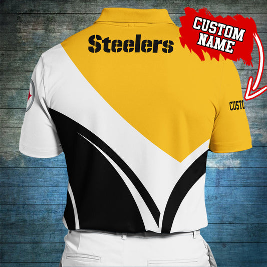 Pittsburgh Steelers Personalized Men Polo Shirt AZBTPLS000008