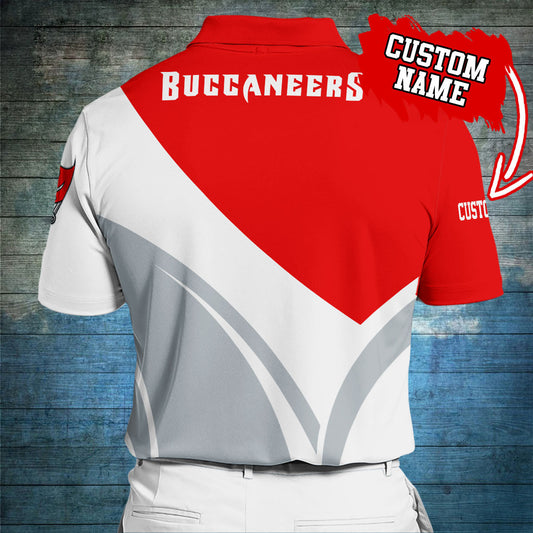 Tampa Bay Buccaneers Personalized Men Polo Shirt AZBTPLS000015