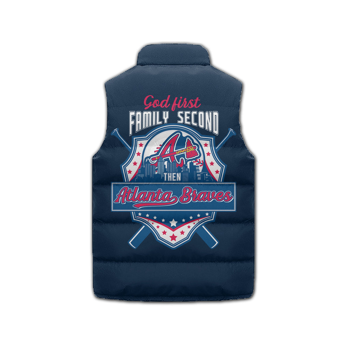 Atlanta Braves Premium Sleeveless Puffer Jacket New Collection AZBTSPFJ000066