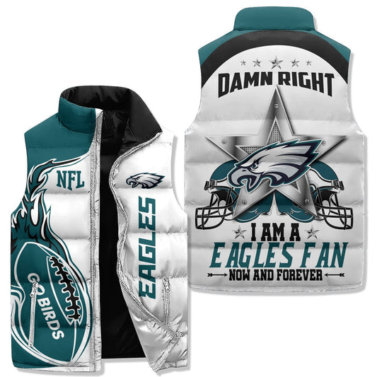 Philadelphia Eagles  Premium Sleeveless Puffer Jacket New Collection AZBTSPFJ000003