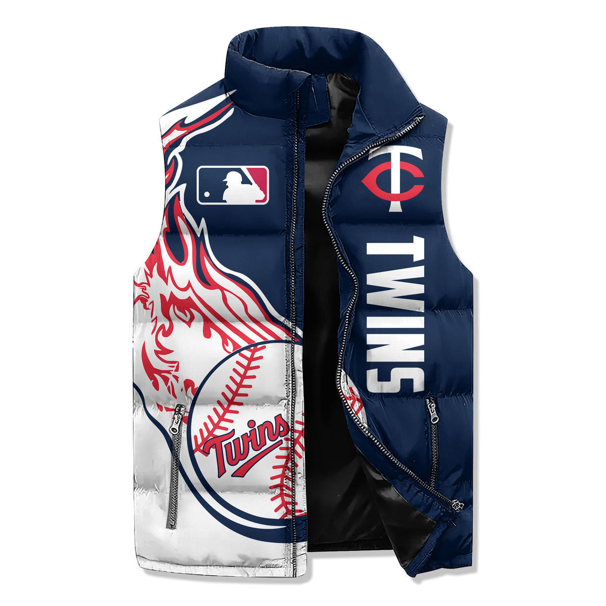 Minnesota Twins Premium Sleeveless Puffer Jacket New Collection AZBTSPFJ000068