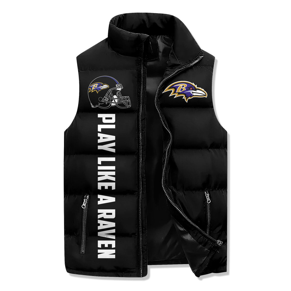 Baltimore Ravens Premium Sleeveless Puffer Jacket New Collection AZBTSPFJ000014