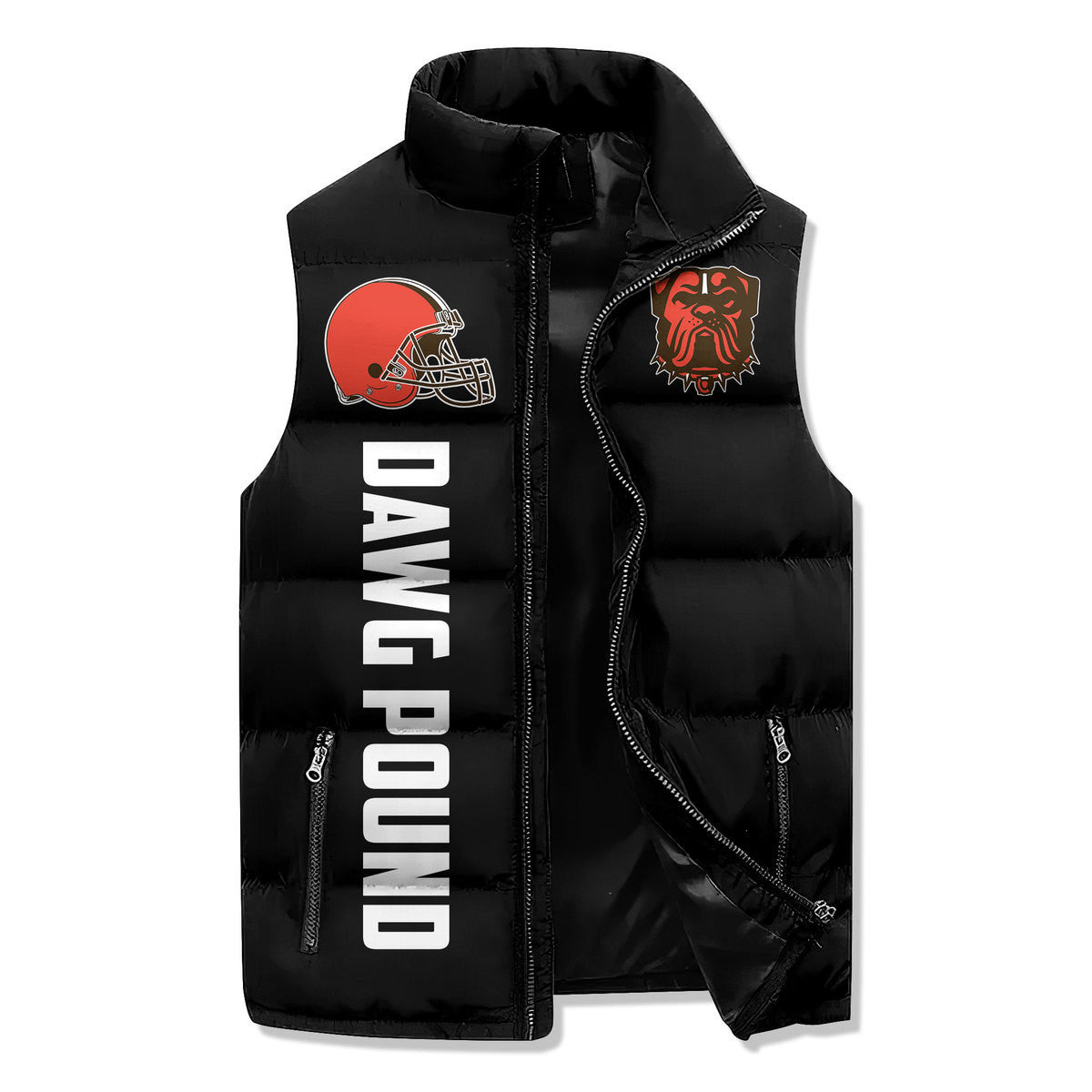 Cleveland Browns  Premium Sleeveless Puffer Jacket New Collection AZBTSPFJ000016