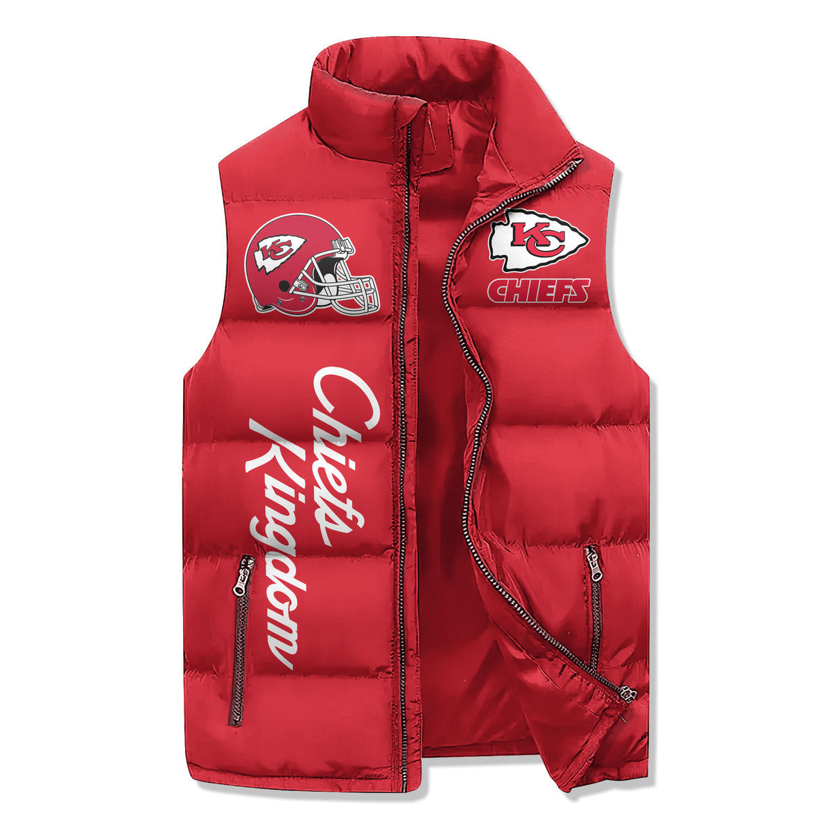 Kansas City Chiefs Premium Sleeveless Puffer Jacket New Collection AZBTSPFJ000019