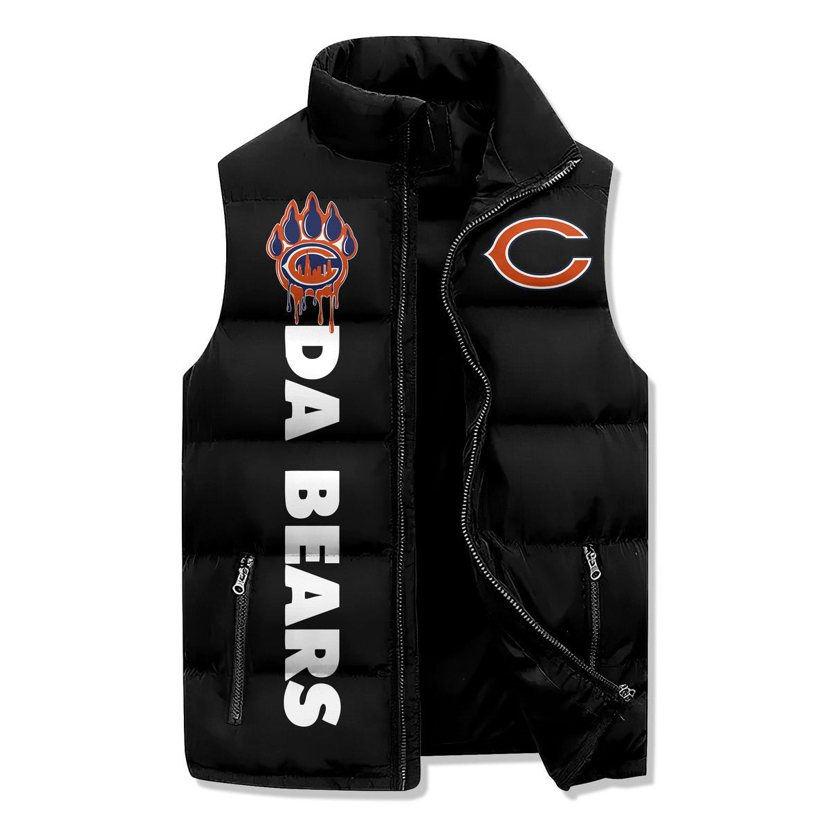 Chicago Bears  Premium Sleeveless Puffer Jacket New Collection AZBTSPFJ000022
