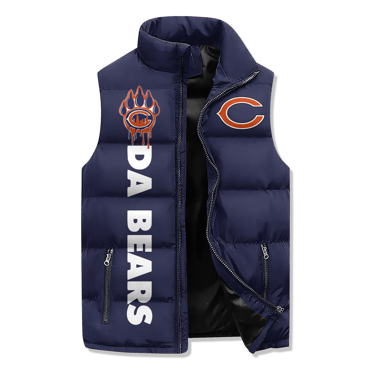 Chicago Bears  Premium Sleeveless Puffer Jacket New Collection AZBTSPFJ000022