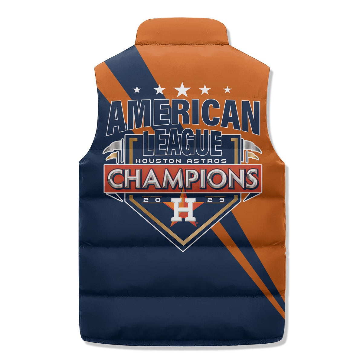 Houston Astros Premium Sleeveless Puffer Jacket New Collection AZBTSPFJ000071