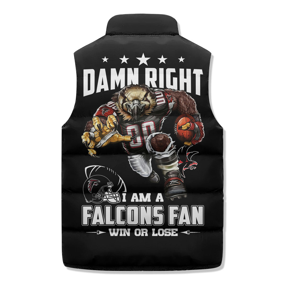 Atlanta Falcons Premium Sleeveless Puffer Jacket New Collection AZBTSPFJ000023