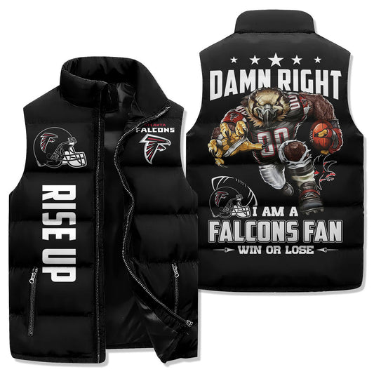 Atlanta Falcons Premium Sleeveless Puffer Jacket New Collection AZBTSPFJ000023