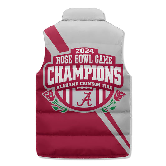 Alabama Crimson Tide Premium Sleeveless Puffer Jacket New Collection AZBTSPFJ000056