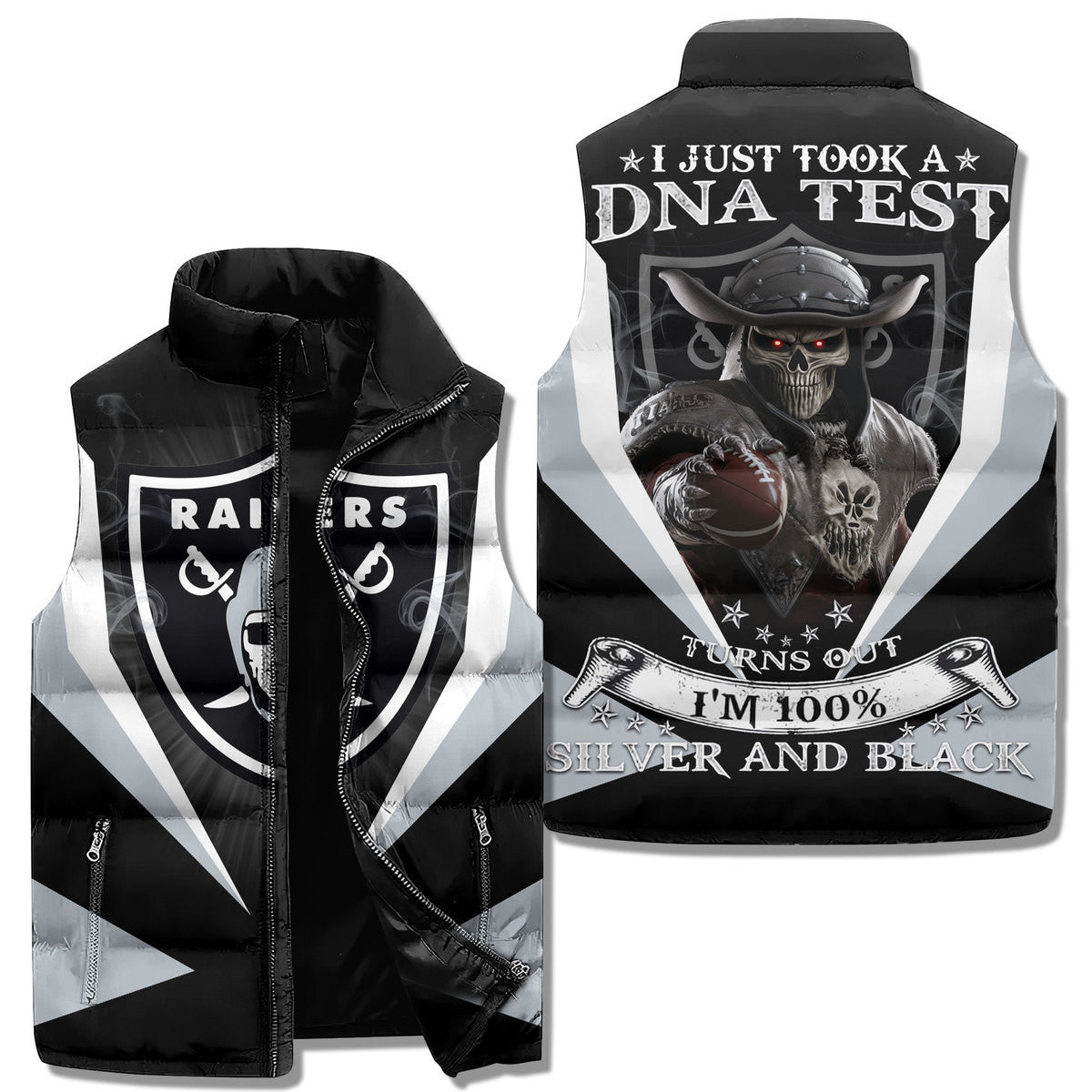 Las Vegas Raiders Premium Sleeveless Puffer Jacket New Collection AZBTSPFJ000005