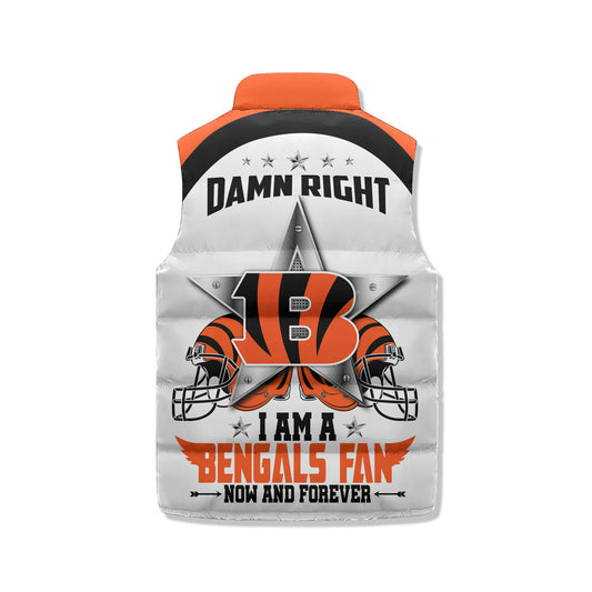 Cincinnati Bengals Premium Sleeveless Puffer Jacket New Collection AZBTSPFJ000010