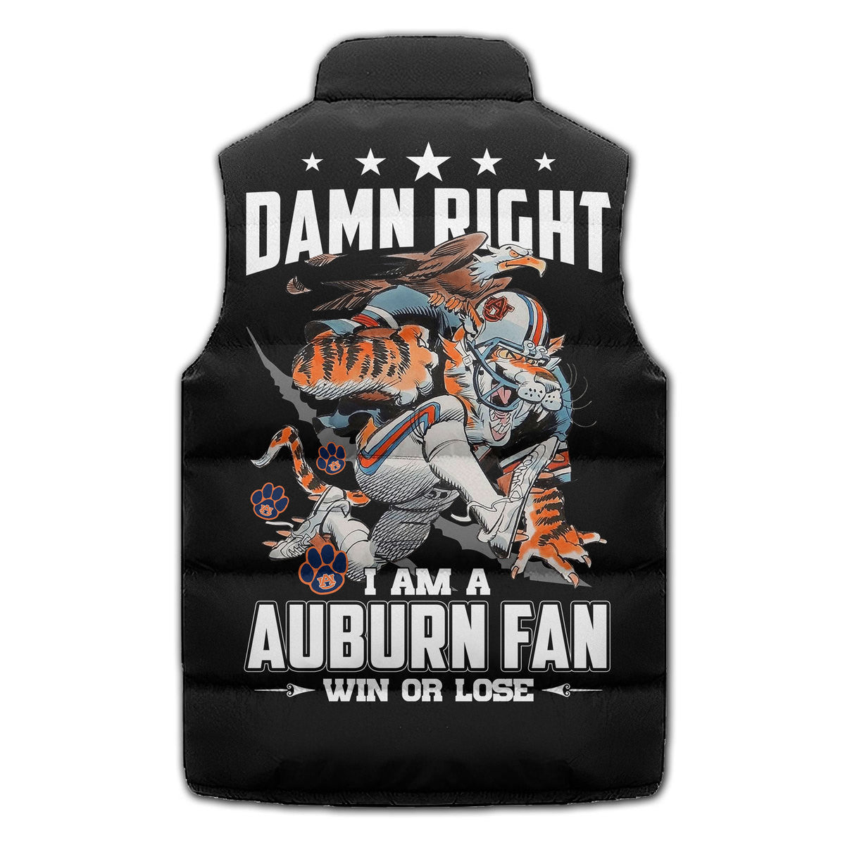 Auburn Tigers Premium Sleeveless Puffer Jacket New Collection AZBTSPFJ000060