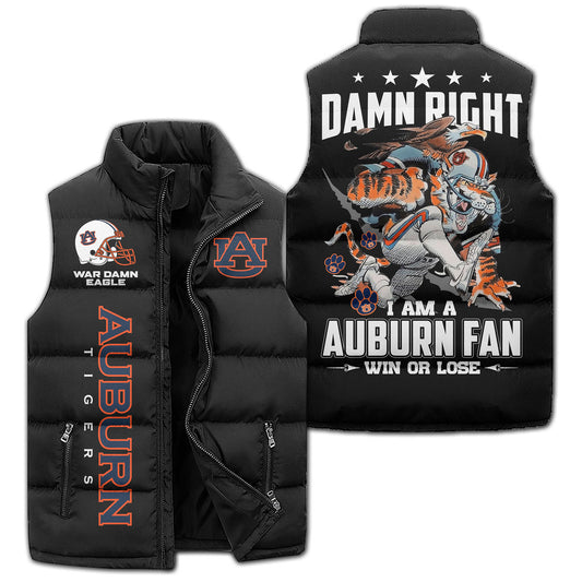 Auburn Tigers Premium Sleeveless Puffer Jacket New Collection AZBTSPFJ000060