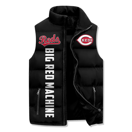 Cincinnati Reds Premium Sleeveless Puffer Jacket New Collection AZBTSPFJ000072
