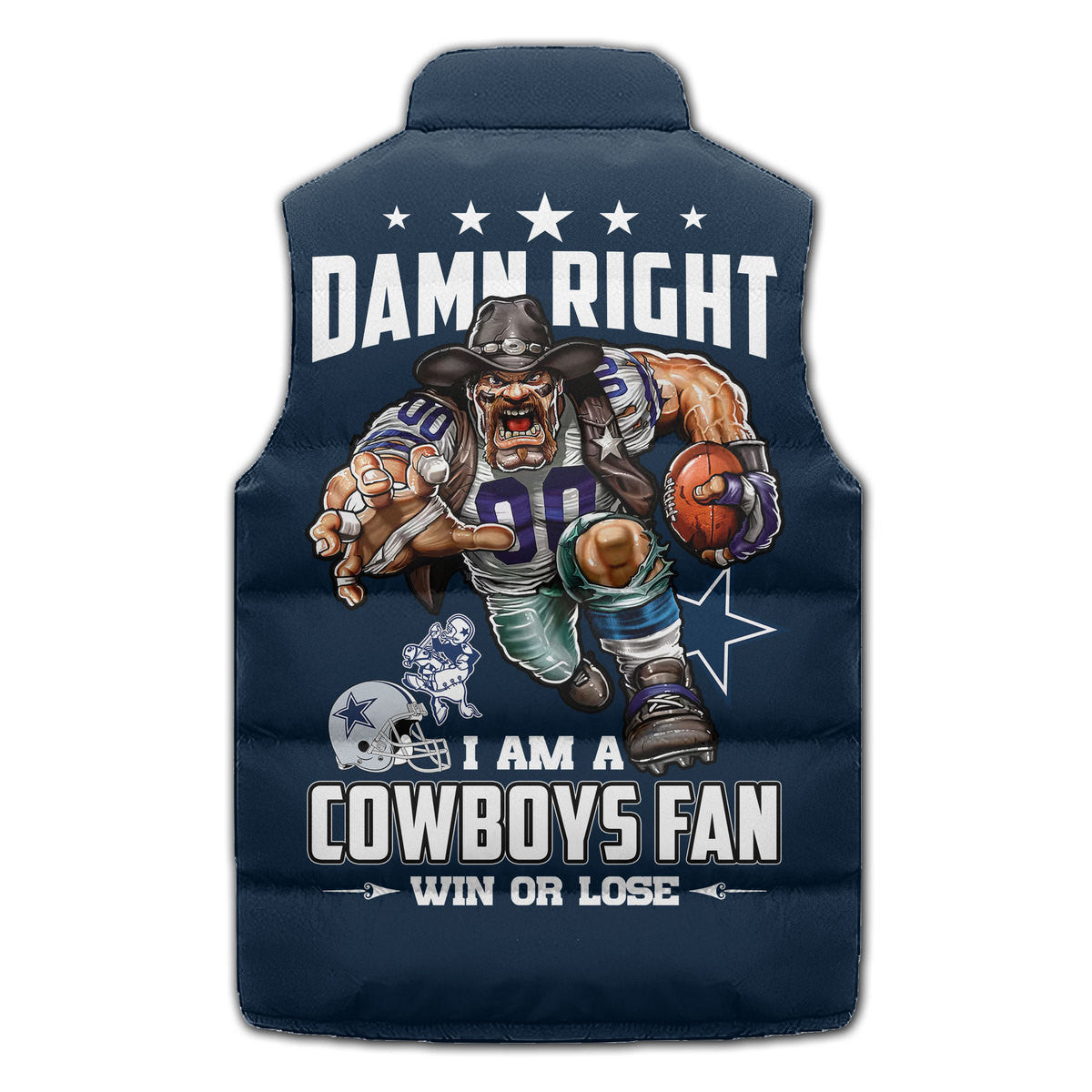 Dallas Cowboys  Premium Sleeveless Puffer Jacket New Collection AZBTSPFJ000040