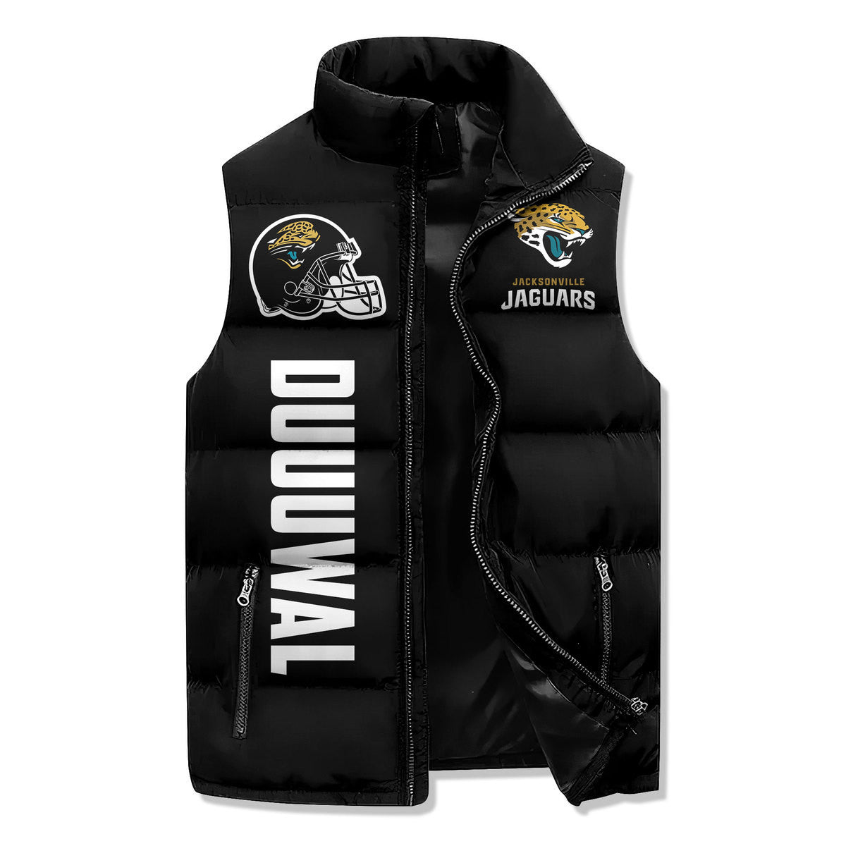 Jacksonville Jaguars Premium Sleeveless Puffer Jacket New Collection AZBTSPFJ000041