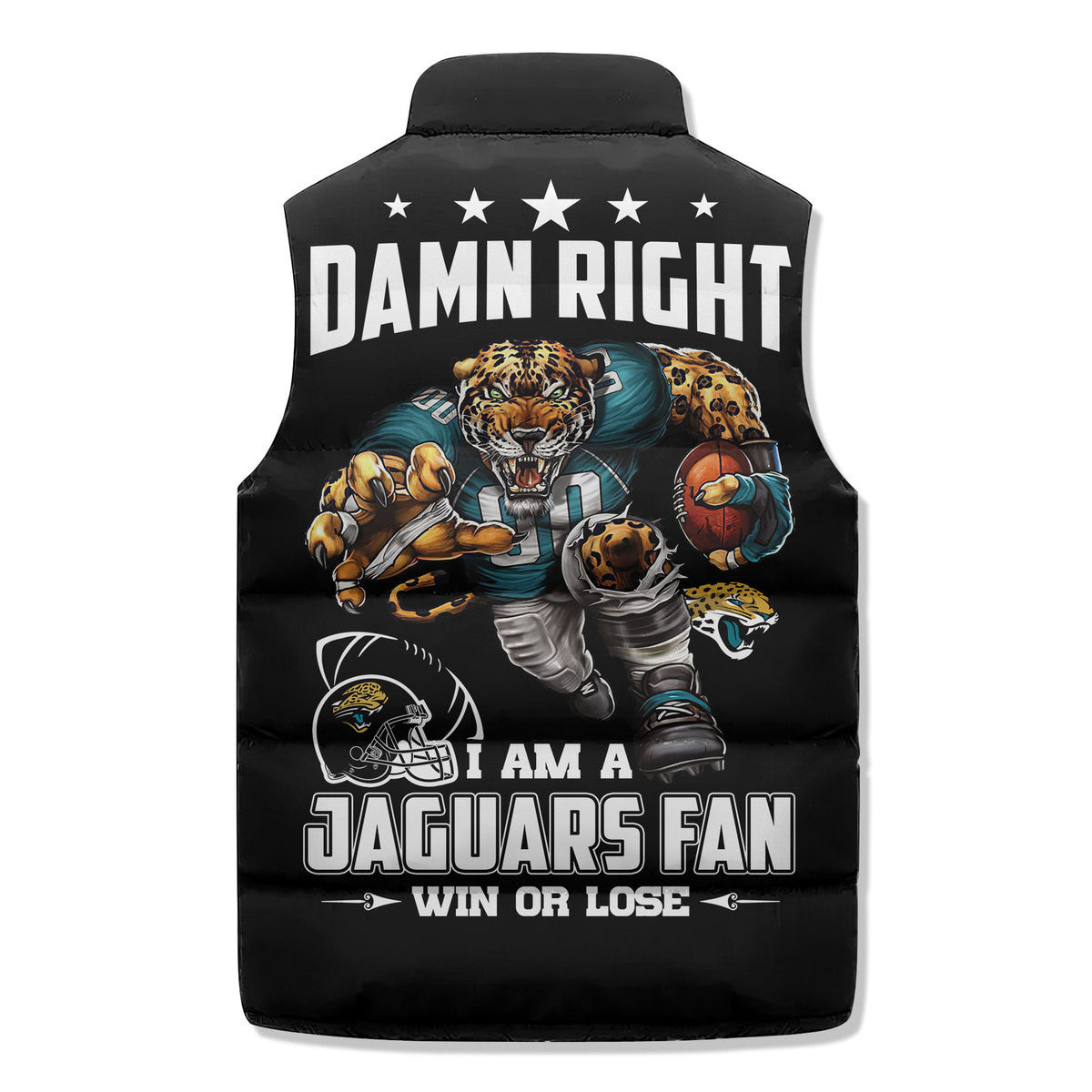 Jacksonville Jaguars Premium Sleeveless Puffer Jacket New Collection AZBTSPFJ000041