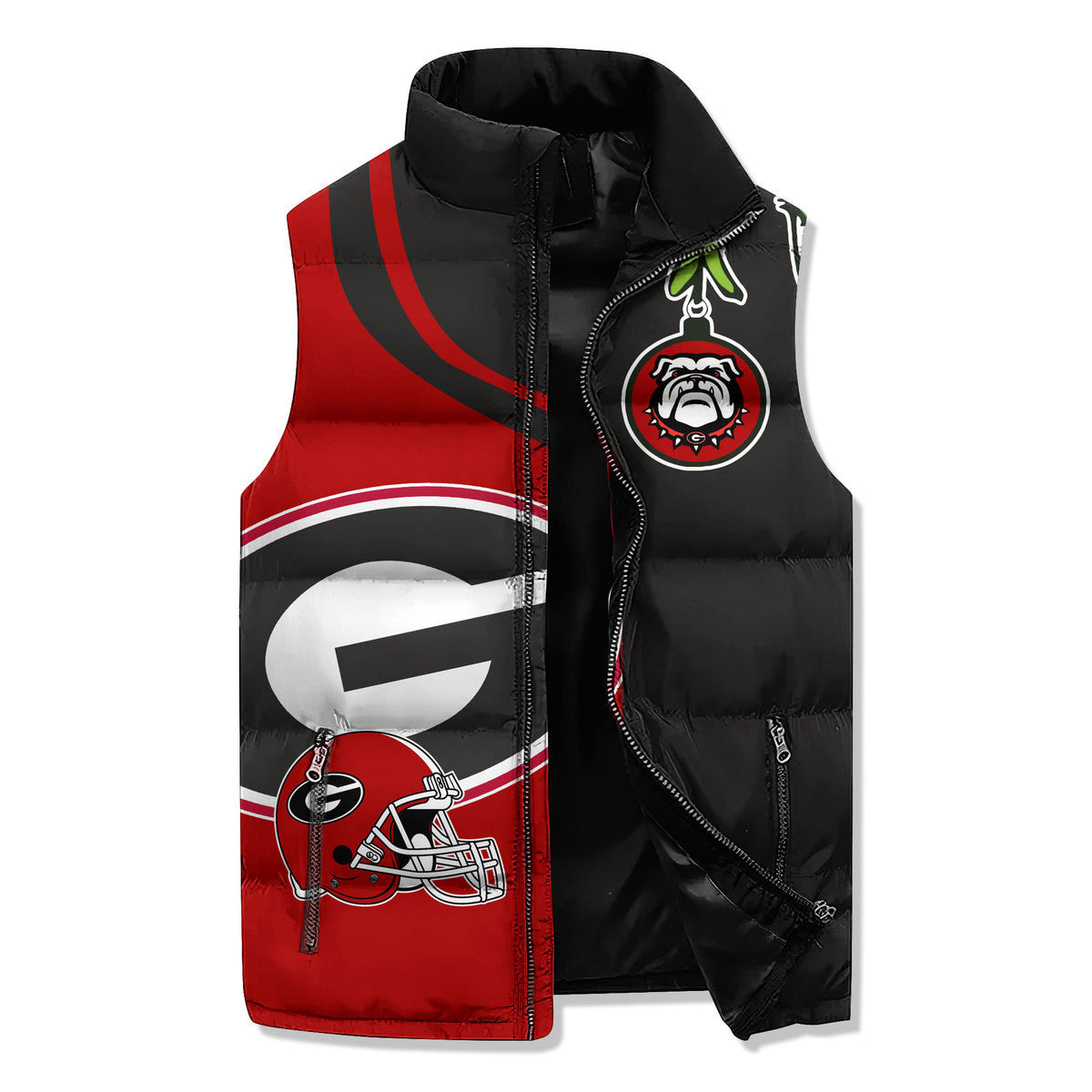 Georgia Bulldogs Premium Sleeveless Puffer Jacket New Collection AZBTSPFJ000064