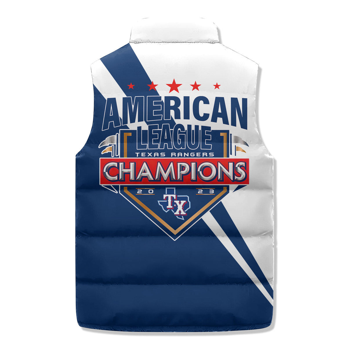Texas Rangers Premium Sleeveless Puffer Jacket New Collection AZBTSPFJ000077