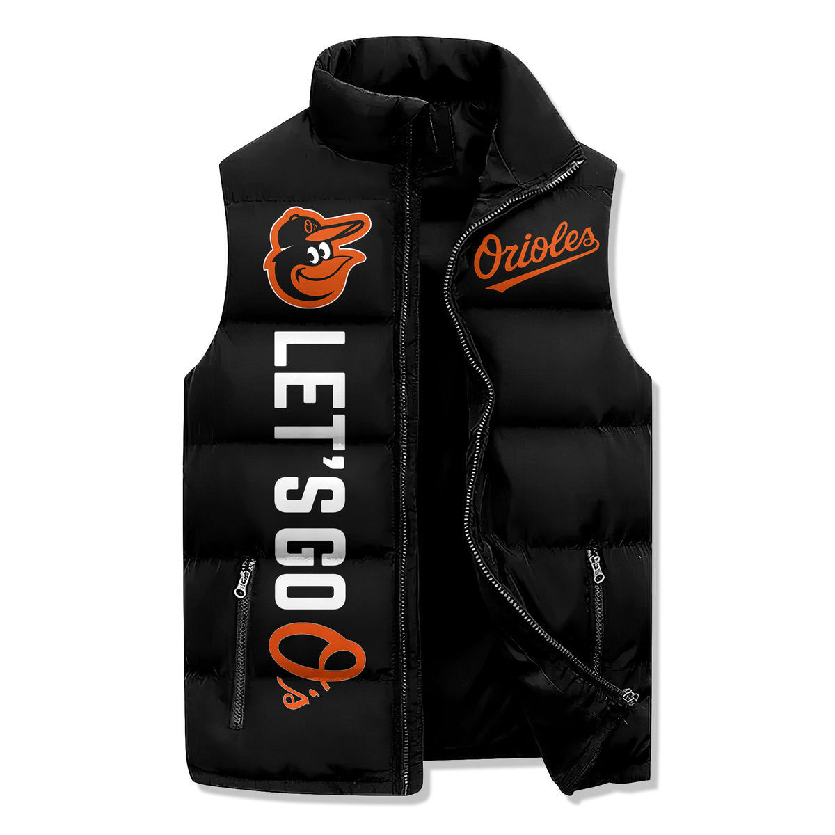 Baltimore Orioles Premium Sleeveless Puffer Jacket New Collection AZBTSPFJ000078