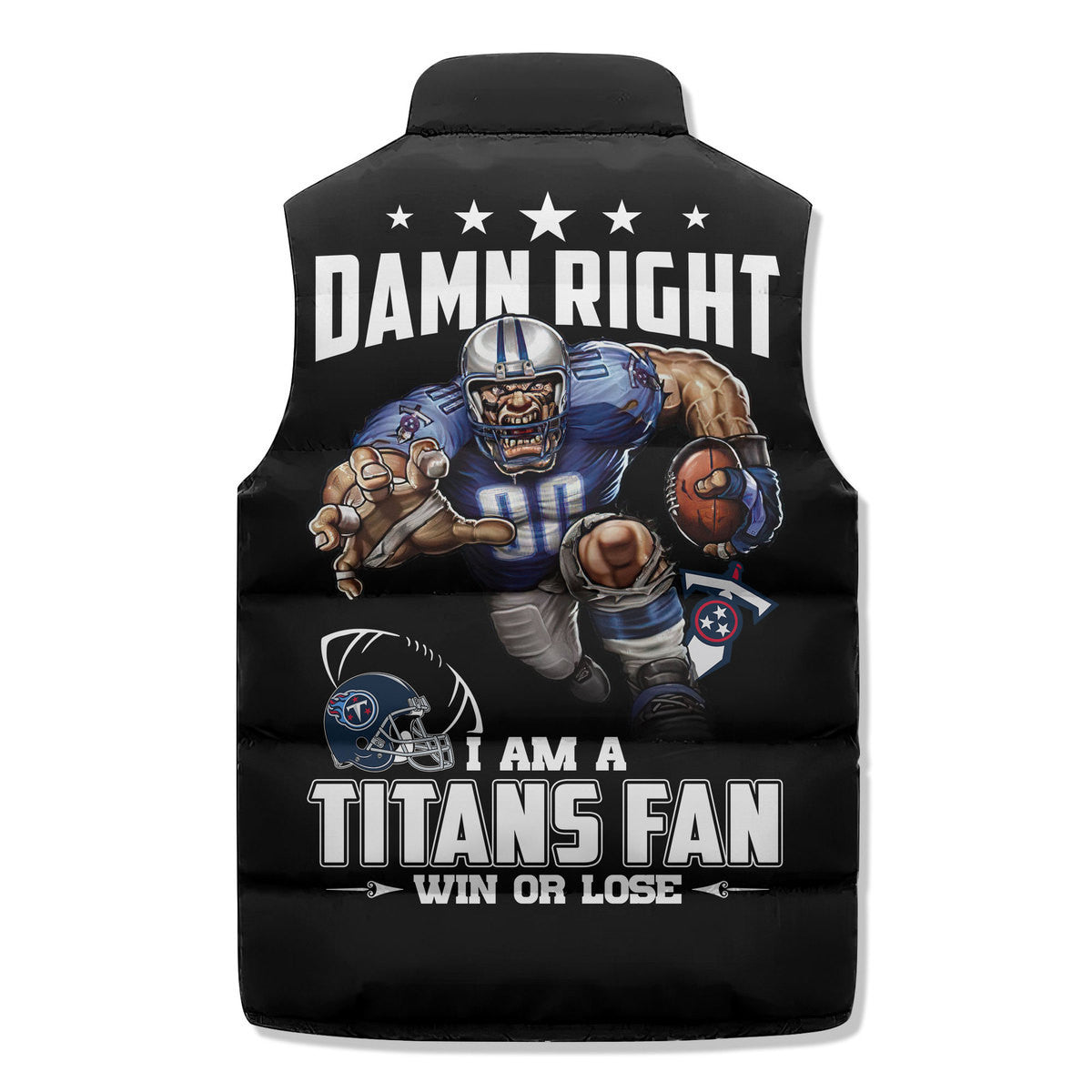 Tennessee Titans Premium Sleeveless Puffer Jacket New Collection AZBTSPFJ000043