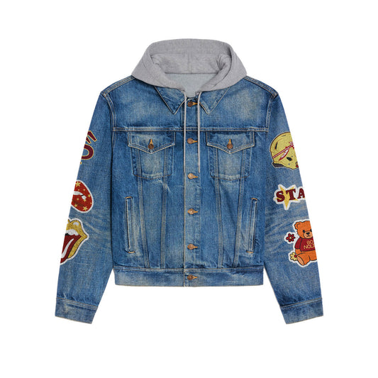 Florida State Seminoles Premium Hooded Denim Jacket New Collection AZBTHDJ000455