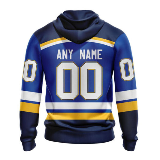 St. Louis Blues New Thicken Hoodie Personalized Letters Number AZBTCMHD000119