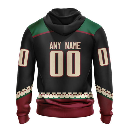 Arizona Coyotes New Thicken Hoodie Personalized Letters Number AZBTCMHD000144