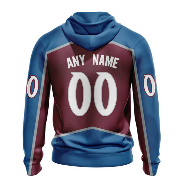 Colorado Avalanche New Thicken Hoodie Personalized Letters Number AZBTCMHD000138