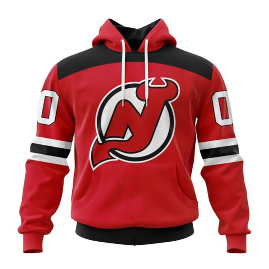 New Jersey Devils New Thicken Hoodie Personalized Letters Number AZBTCMHD000127