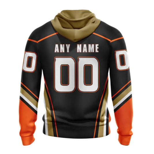 Anaheim Ducks New Thicken Hoodie Personalized Letters Number AZBTCMHD000145