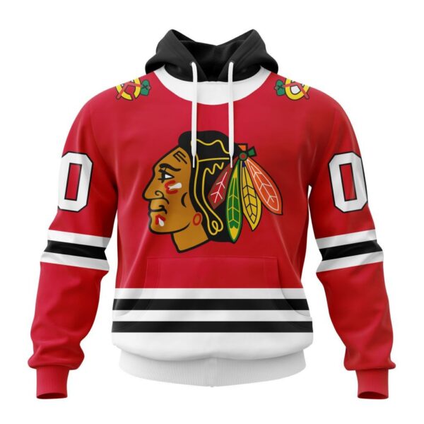 Chicago Blackhawks New Thicken Hoodie Personalized Letters Number AZBTCMHD000139
