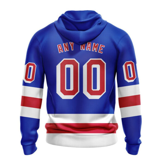 New York Rangers New Thicken Hoodie Personalized Letters Number AZBTCMHD000125