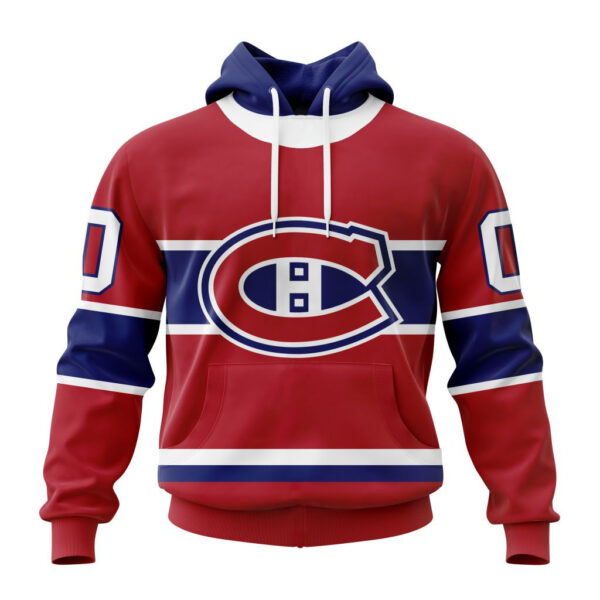 Montreal Canadiens New Thicken Hoodie Personalized Letters Number AZBTCMHD000129