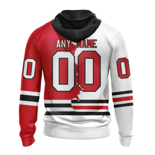 Chicago Blackhawks New Thicken Hoodie Personalized Letters Number AZBTCMHD000151