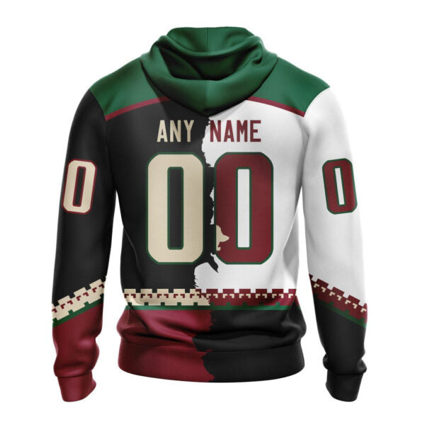 Arizona Coyotes New Thicken Hoodie Personalized Letters Number AZBTCMHD000156