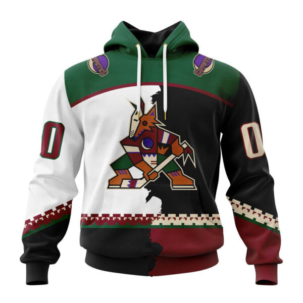 Arizona Coyotes New Thicken Hoodie Personalized Letters Number AZBTCMHD000156
