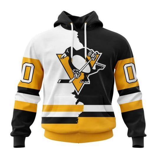 Pittsburgh Penguins New Thicken Hoodie Personalized Letters Number AZBTCMHD000106