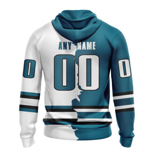San Jose Sharks New Thicken Hoodie Personalized Letters Number AZBTCMHD000105