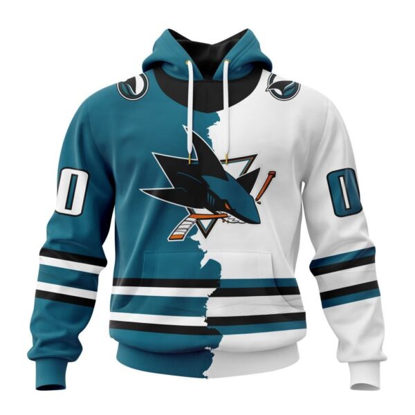 San Jose Sharks New Thicken Hoodie Personalized Letters Number AZBTCMHD000105