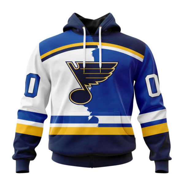 St. Louis Blues New Thicken Hoodie Personalized Letters Number AZBTCMHD000103