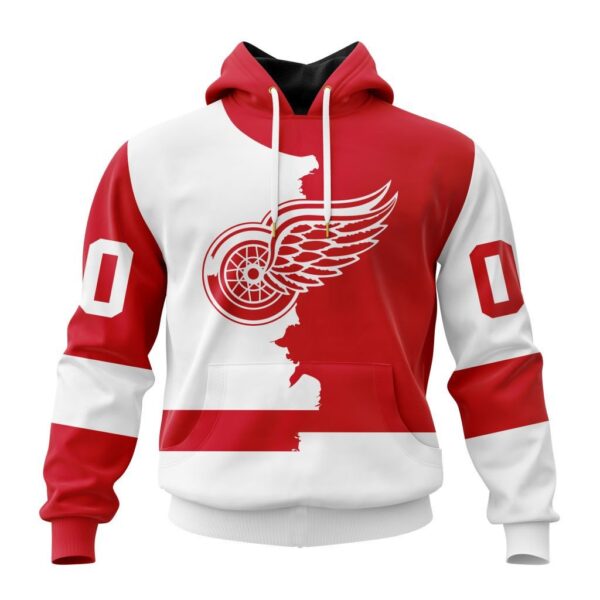 Detroit Red Wings New Thicken Hoodie Personalized Letters Number AZBTCMHD000148